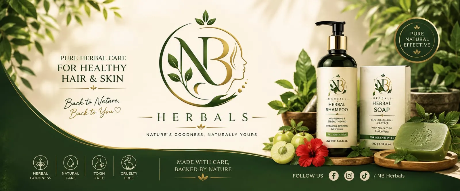 NB Herbals herbal hair care Pakistan